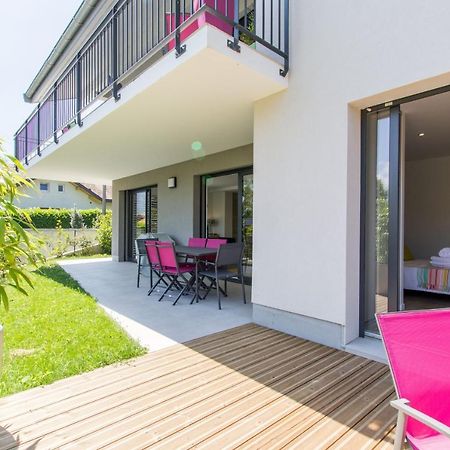L'appartement JARDIN avec vue montagnes Sévrier Extérieur photo