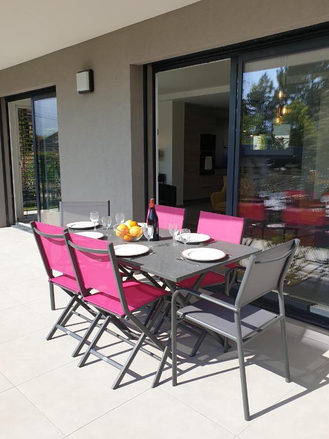 L'appartement JARDIN avec vue montagnes Sévrier Extérieur photo