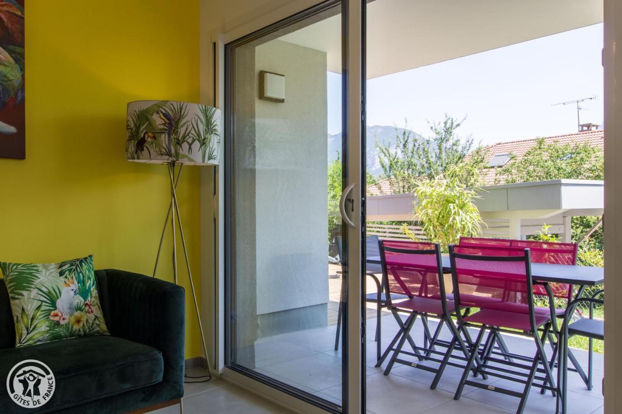 L'appartement JARDIN avec vue montagnes Sévrier Extérieur photo