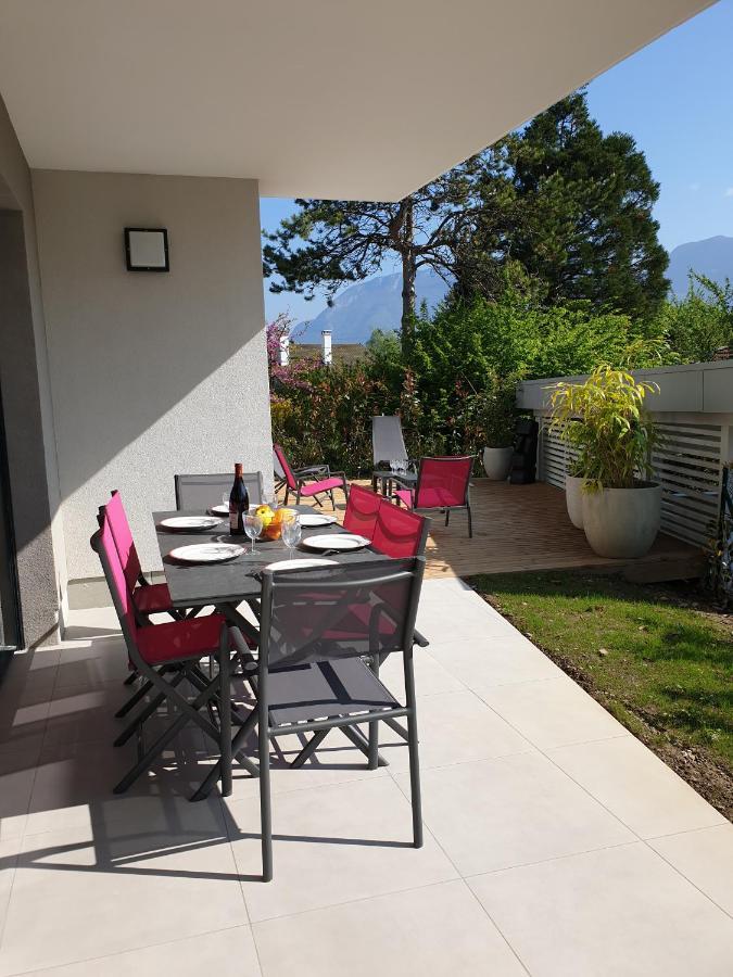 L'appartement JARDIN avec vue montagnes Sévrier Extérieur photo