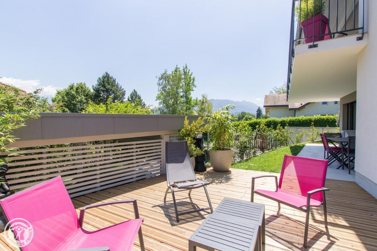 L'appartement JARDIN avec vue montagnes Sévrier Extérieur photo