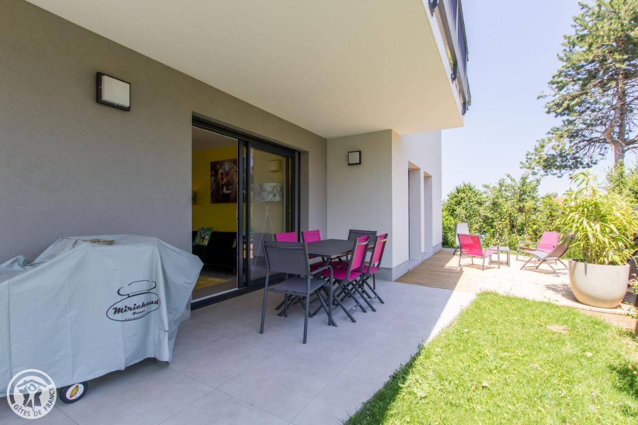 L'appartement JARDIN avec vue montagnes Sévrier Extérieur photo