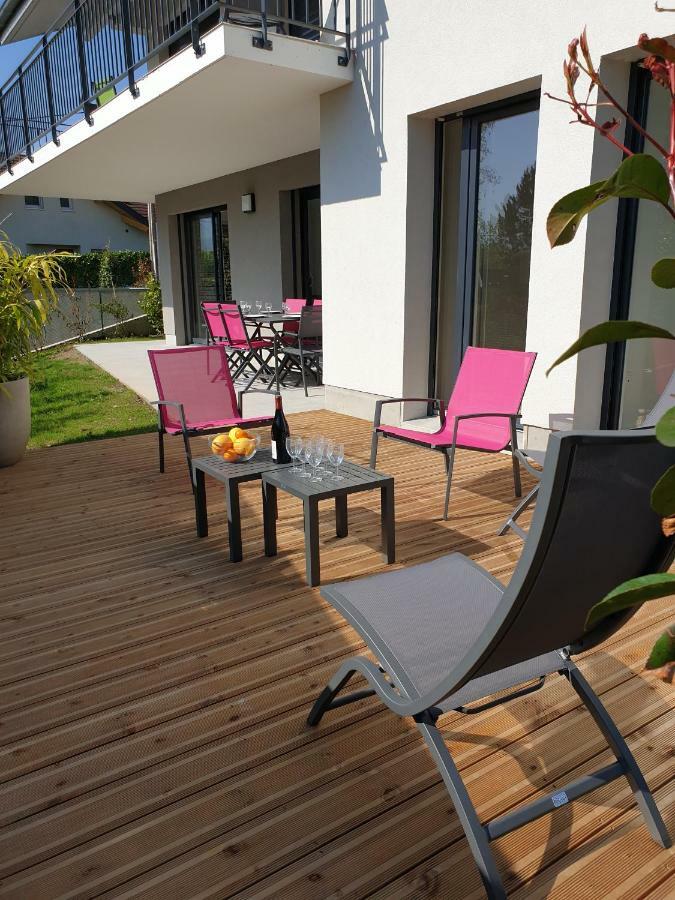 L'appartement JARDIN avec vue montagnes Sévrier Extérieur photo